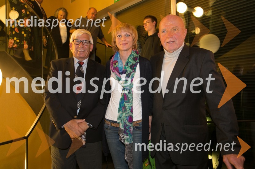 Aleks Štakul, nekdanji generalni direktor RTV Slovenija;  Urška Žnidaršič, režiserka;  Joco Žnidaršič, fotografVeliki Gatsby, premiera predstave