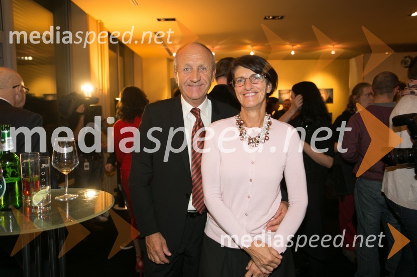  Branko Pavlin, nekdanji predsednik uprave Dnevnika;  Mojca PavlinVeliki Gatsby, premiera predstave