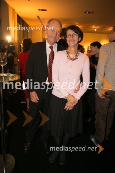  Branko Pavlin, nekdanji predsednik uprave Dnevnika;  Mojca PavlinVeliki Gatsby, premiera predstave