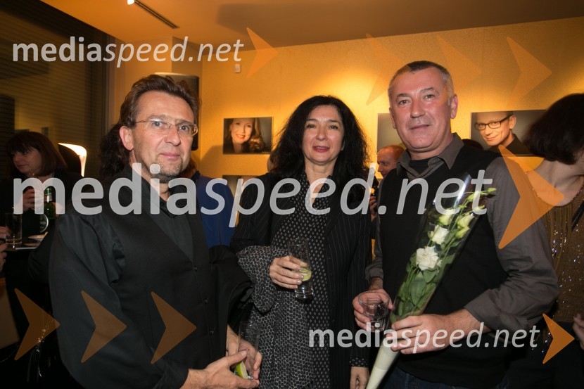  Roman Uranjek, slikar;  Zdenka Badovinac, direktorica Moderne galerije in Muzeja za sodobno umetnost Metelkova;  Ivica Buljan, režiserVeliki Gatsby, premiera predstave