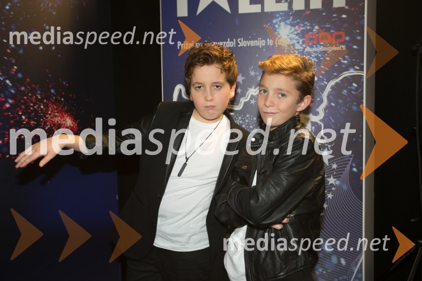  Maks Dolinšek;  Jaka DolinšekSlovenija ima talent 2014, prva polfinalna oddaja