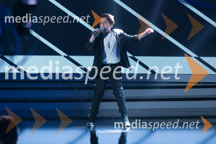  Maks DolinšekSlovenija ima talent 2014, prva polfinalna oddaja