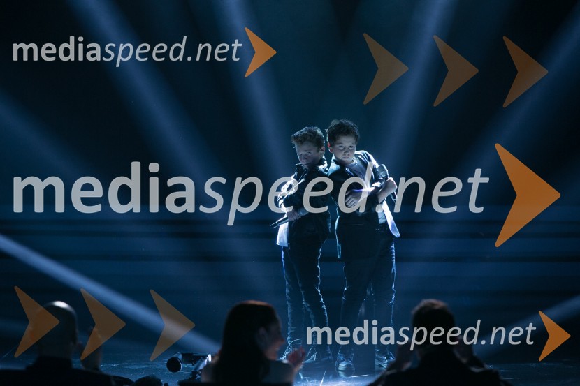  Jaka Dolinšek;  Maks DolinšekSlovenija ima talent 2014, prva polfinalna oddaja