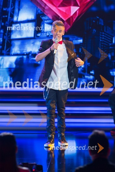  Anej Piletič, BQLSlovenija ima talent 2014, prva polfinalna oddaja