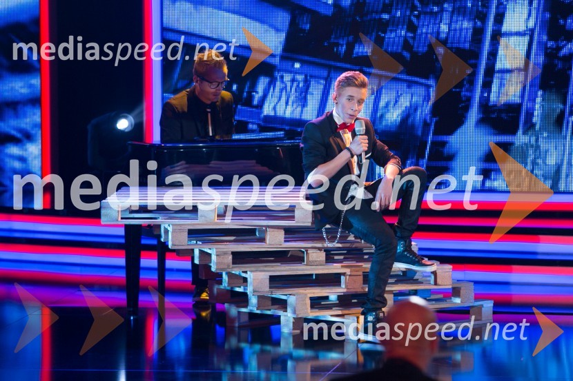  Anej Piletič, BQLSlovenija ima talent 2014, prva polfinalna oddaja