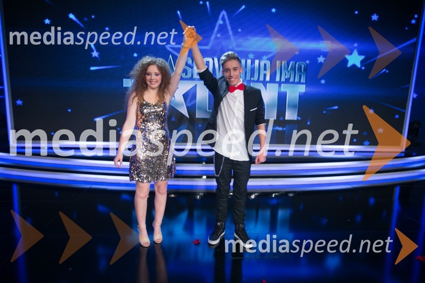  Adrijana Kamnik, pevka;  Anej Piletič, BQLSlovenija ima talent 2014, prva polfinalna oddaja