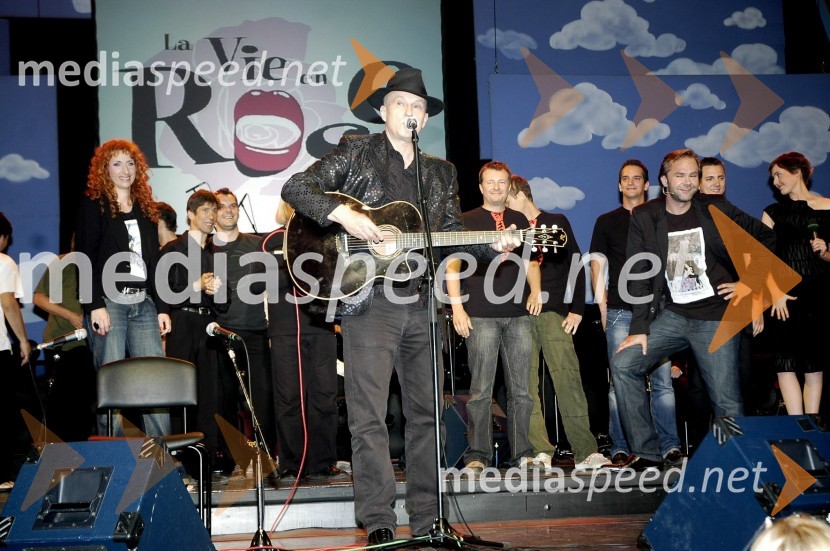 Vlado Kreslin, pevec in ostali nastopajočiLA VIE EN ROSE, mednarodni večer šansonov