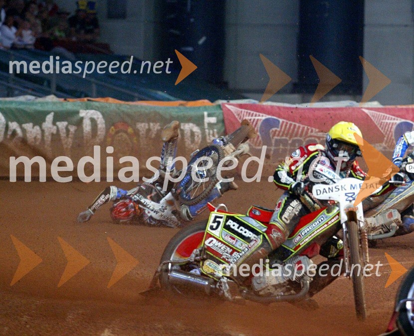 Padec Mateja ŽagarjaSPEEDWAY GRAND PRIX, VN Danske 2007, padec Mateja Žagarja