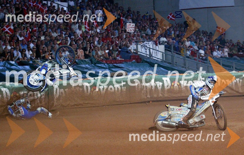 Padec Mateja ŽagarjaSPEEDWAY GRAND PRIX, VN Danske 2007, padec Mateja Žagarja