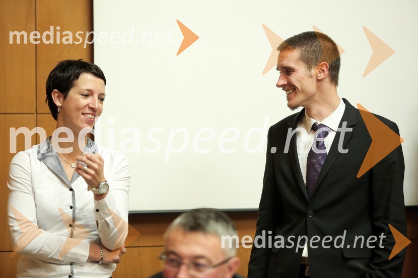  Nina  Langerholc, mestna svetnica MO Kranj, SMC;  Janez Černe, mestni svetnik MO Kranj, SDMestna občina Kranj, ustanovna seja Mestnega sveta