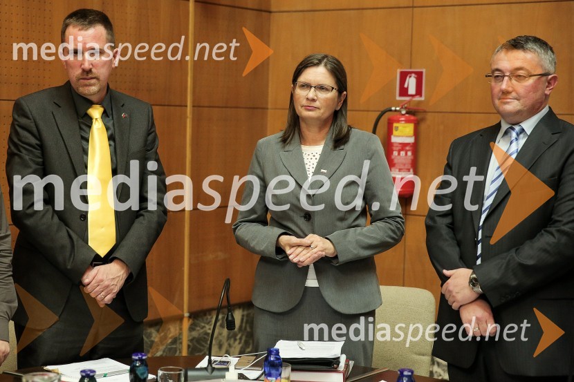  Bojan Homan, mestni svetnik MO Kranj, SDS; dr. Andreja Valič Zver, mestna svetnica MO Kranj, SDS;  Gregor  Tomše, mestni svetnik MO Kranj, SDSMestna občina Kranj, ustanovna seja Mestnega sveta