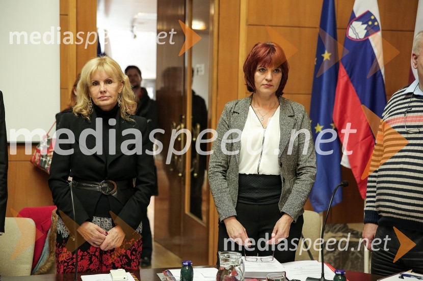  Barbara  Gunčar, mestna svetnica MO Kranj, SZNKS ;  Damjana  Piškur, mestna svetnica Mo Kranj, SZNKSMestna občina Kranj, ustanovna seja Mestnega sveta