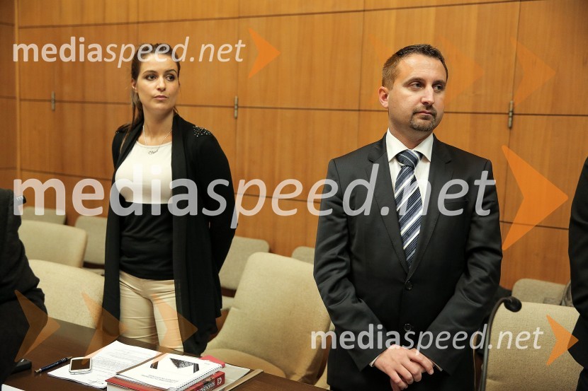  Nina  Kastelic, mestna svetnica MO Kranj, NSI;  Igor  Velov, mestni svetnik Mo Kranj, NSIMestna občina Kranj, ustanovna seja Mestnega sveta