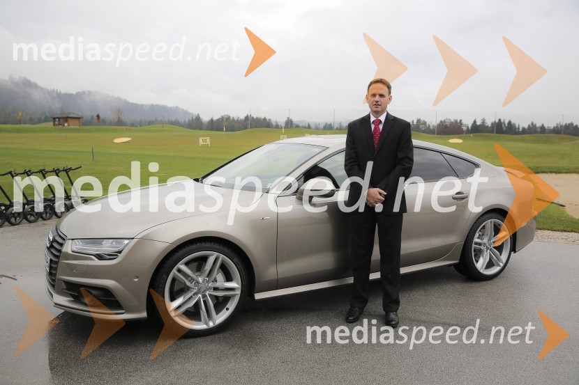  Franci Bolta, direktor znamke Audi pri podjetju Porsche Slovenija d.o.o.Audi A7, slovenska predstavitev