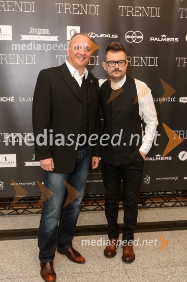  Damjan Damjanovič, direktor Slovenske filharmonije ;  Aleš Čakš, odgovorni urednik revije Finance TrendiPoslovna moda by Trendi, modno-glasbeni dogodek