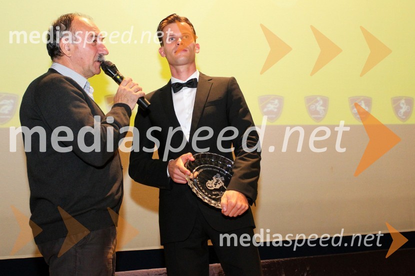  Marjan Fortin;  Matej Žagar, speedwayist (AMTK Ljubljana)Podelitev nagrad državnim prvakom AMZS