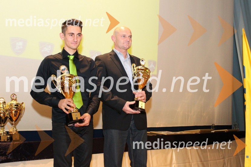  Žiga Kovačič, speedwayist (AMD Krško);  Franci Kalin, selektor slovenske speedway reprezentancePodelitev nagrad državnim prvakom AMZS