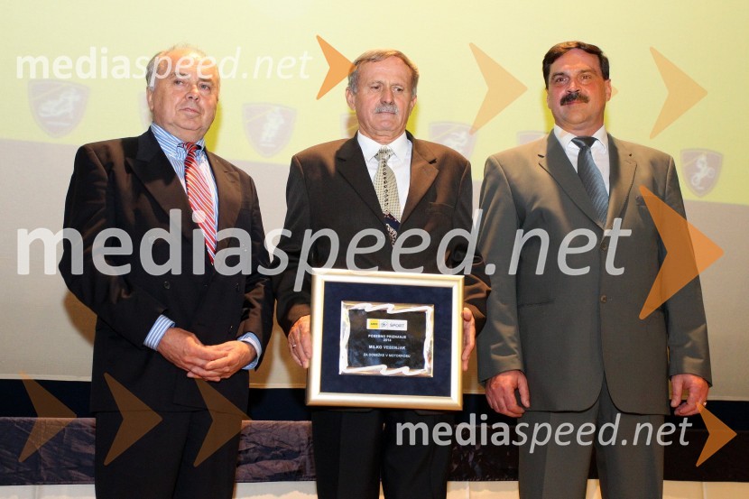  ... ;  Milko Vesenjak;  Drago Alenc, predsednik strokovnega sveta AMZS Šport pri AMZS SlovenijaPodelitev nagrad državnim prvakom AMZS
