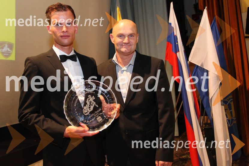  Matej Žagar, speedwayist (AMTK Ljubljana);  Franci Kalin, selektor slovenske speedway reprezentancePodelitev nagrad državnim prvakom AMZS