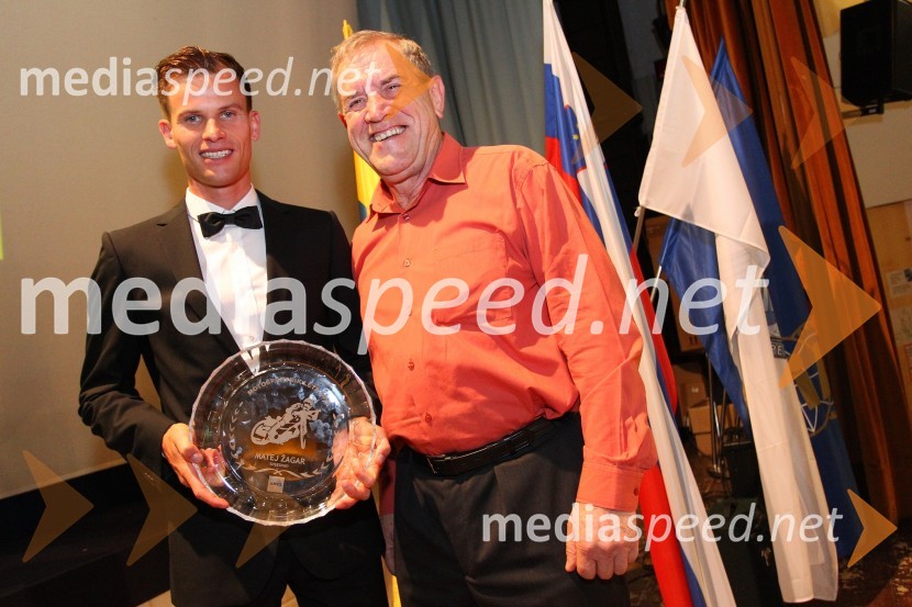  Matej Žagar, speedwayist (AMTK Ljubljana);  Milan Praznik, AMD KrškoPodelitev nagrad državnim prvakom AMZS