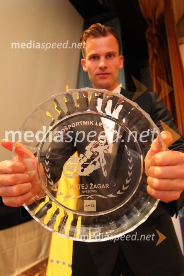  Matej Žagar, speedwayist (AMTK Ljubljana)Podelitev nagrad državnim prvakom AMZS