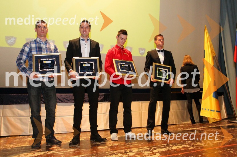  Marko Jerman, cestno hitrostni motociklizem (MD Depala vas);  ... ;  Tim Gajser, motokrosist (Motocross-Ski Gajser team);  Matej Žagar, speedwayist (AMTK Ljubljana)Podelitev nagrad državnim prvakom AMZS