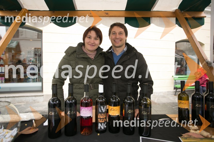  Ana Štokelj, pevka;  Urban Petrič, PetričZnani Slovenci martinovali v Ljubljani