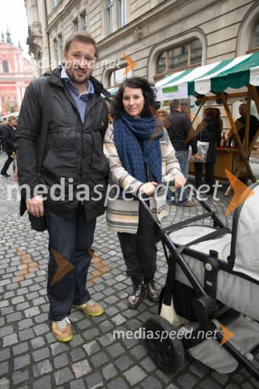  Tomo Peršuh, direktor, Slovenski mladinski orkester;  Živa Ploj Peršuh, dirigentkaZnani Slovenci martinovali v Ljubljani