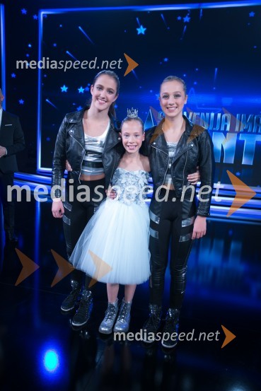  Laura Višnar;  Alenka Vozlič;  Maša Štucin, plesalkaSlovenija ima talent 2014, druga polfinalna oddaja