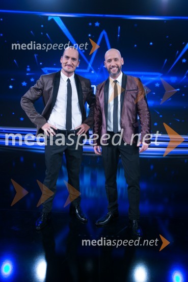  Vid  Valič, voditelj;  Peter Poles, voditeljSlovenija ima talent 2014, druga polfinalna oddaja