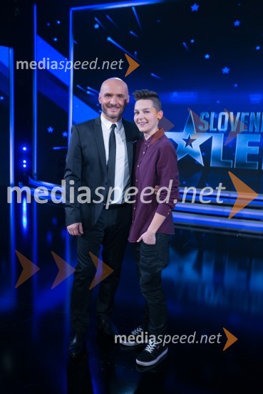  Branko Čakarmiš,  programski direktor Pro Plusa;  Manca Berlec, glasbenicaSlovenija ima talent 2014, druga polfinalna oddaja