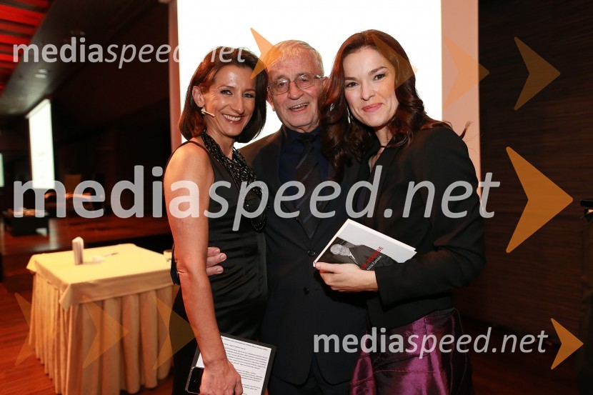  Betka Šuhel Mikolič, BPR; dr. Peter  Čeferin, pravnik, pisatelj;  Carmen L. Oven, moderatorka, pisateljicaMoje zgodbe, predstavitev knjige Petra Čeferina