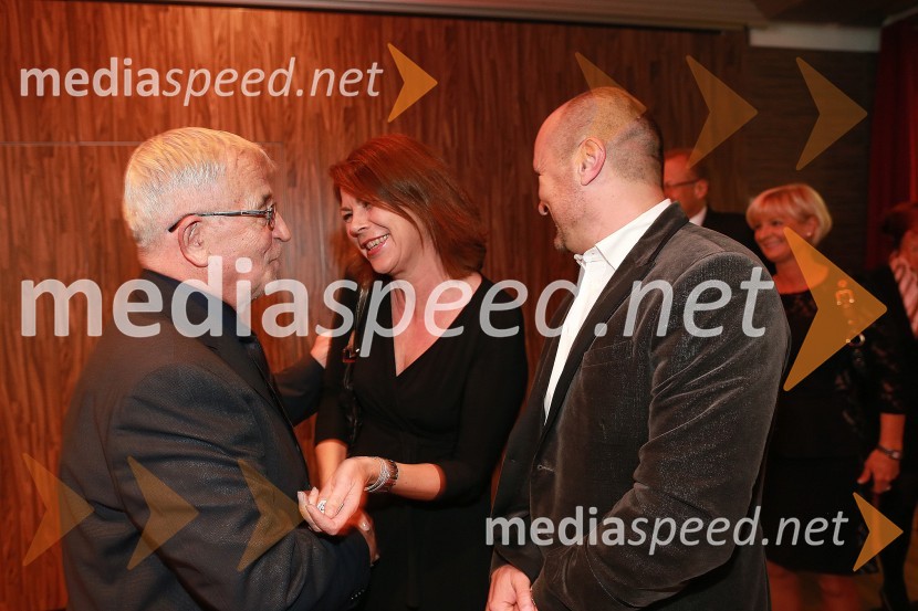 dr. Peter  Čeferin, pravnik, pisatelj; mag. Lidia Pavlin, agencija Nicha;  ... Moje zgodbe, predstavitev knjige Petra Čeferina