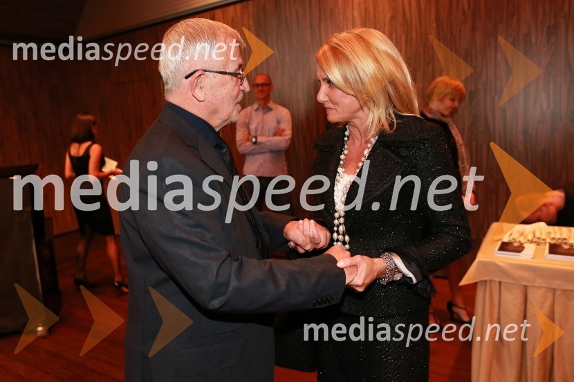 dr. Peter  Čeferin, pravnik, pisatelj; mag. Simona DimicMoje zgodbe, predstavitev knjige Petra Čeferina