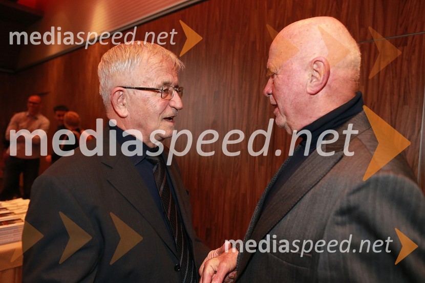 dr. Peter  Čeferin, pravnik, pisatelj;  Joco Žnidaršič, fotografMoje zgodbe, predstavitev knjige Petra Čeferina