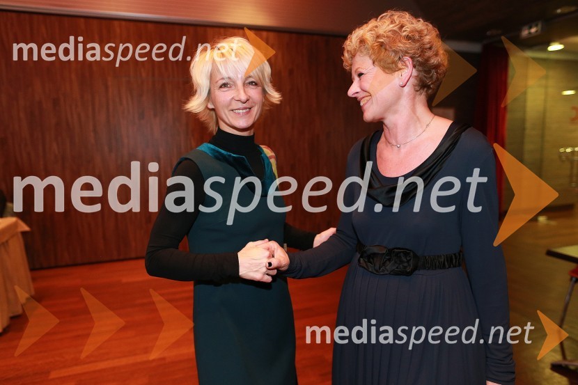  Nežka Poljanšek, fizioterapevtka;  Rija  Čič, inženirka tekstilne industrijeMoje zgodbe, predstavitev knjige Petra Čeferina