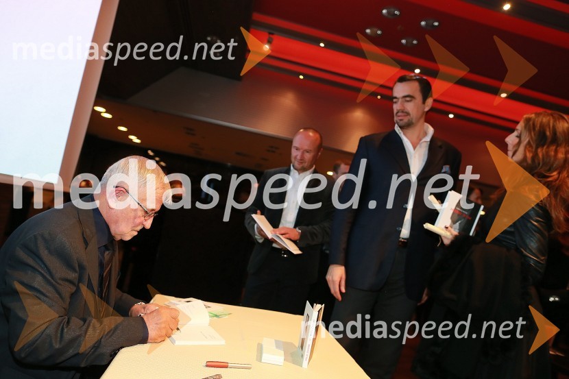 dr. Peter  Čeferin, pravnik, pisatelj;  Vojislav Kovač,  častni konzul Črne Gore v Sloveniji;  ... Moje zgodbe, predstavitev knjige Petra Čeferina