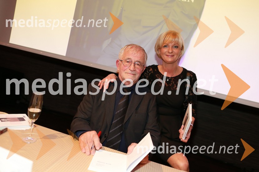 dr. Peter  Čeferin, pravnik, pisatelj;  Sonja Poljanšek Škrabec, lastnica Welness centra SunnyMoje zgodbe, predstavitev knjige Petra Čeferina