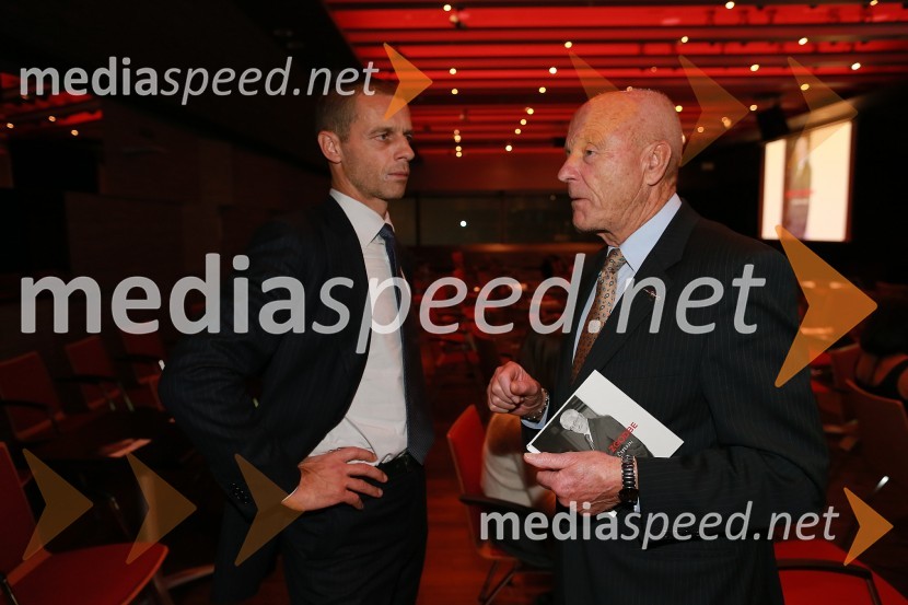  Aleksander Čeferin, odvetnik;  Božo Dimnik, lobist in poslovnež, častni konzul HrvaškeMoje zgodbe, predstavitev knjige Petra Čeferina