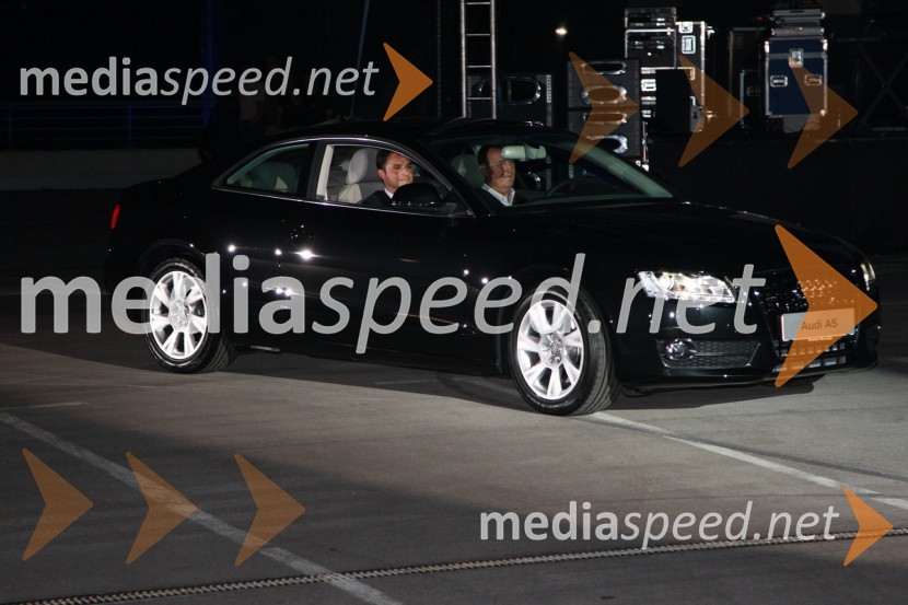 Audi A5Nočna vožnja Audi