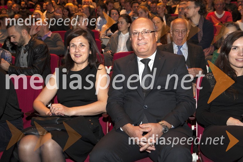  Maja Klančnik;  Iztok Klančnik, direktor HP Slovenija25. mednarodni filmski festival Liffe, zaključek