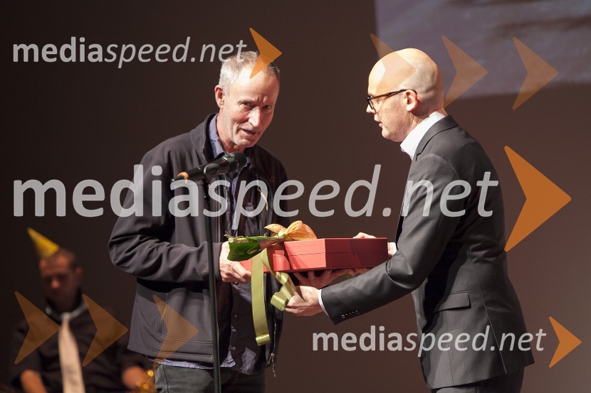  Rolf De Heer, režiser;  Simon Popek, direktor, festival LIFFe25. mednarodni filmski festival Liffe, zaključek