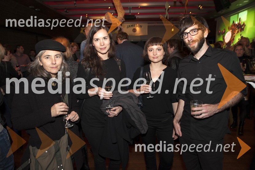  Alexandra Strelkova, žirija Liffa;  Ulrike Putzer, režiserka;  ... ;  Klemen Dvornik, žirija Liffa25. mednarodni filmski festival Liffe, zaključek