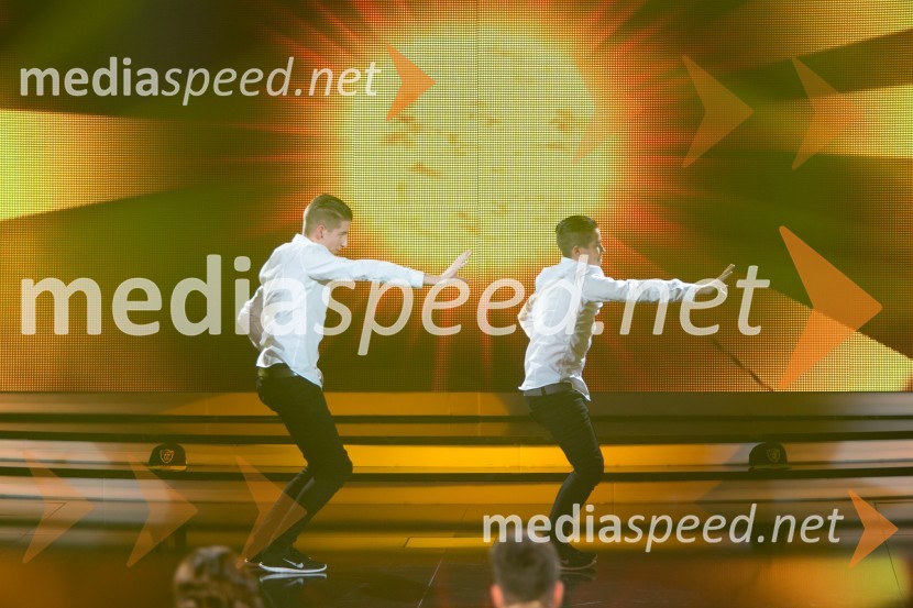  Andraž Prokofjev;  Bor Prokofjev, plesalecSlovenija ima talent 2014, tretja polfinalna oddaja