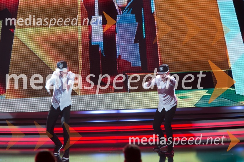  Andraž Prokofjev;  Bor Prokofjev, plesalecSlovenija ima talent 2014, tretja polfinalna oddaja