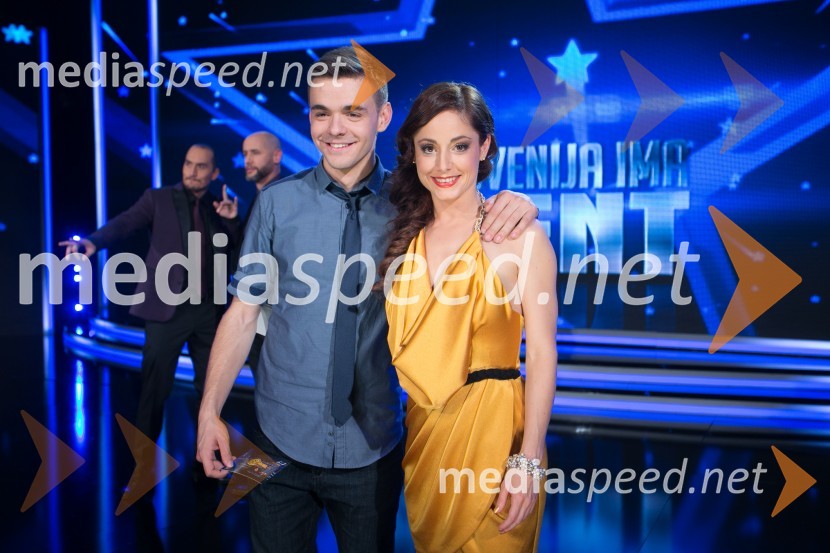  Erik Mihelič;  Ana Klašnja, balerinaSlovenija ima talent 2014, tretja polfinalna oddaja