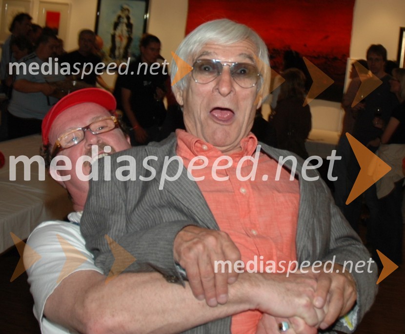 Tomaž Domicelj, pevec in Nino Robič, pevecZabava ob 35. letnici Vala 202