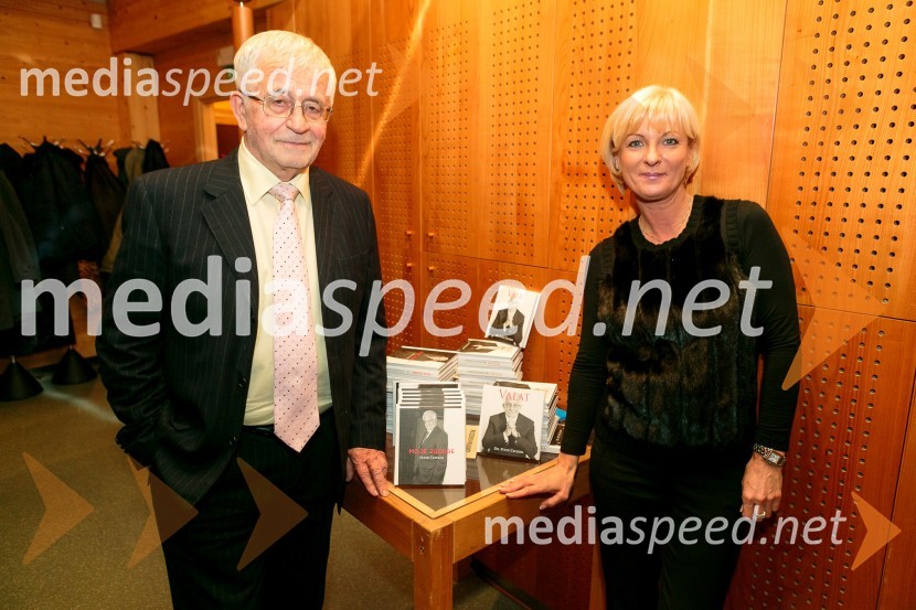 dr. Peter  Čeferin, pravnik, pisatelj;  Sonja Poljanšek Škrabec, lastnica Welness centra SunnyDr. Peter Čeferin, pogovor na Škrabčevi domačiji