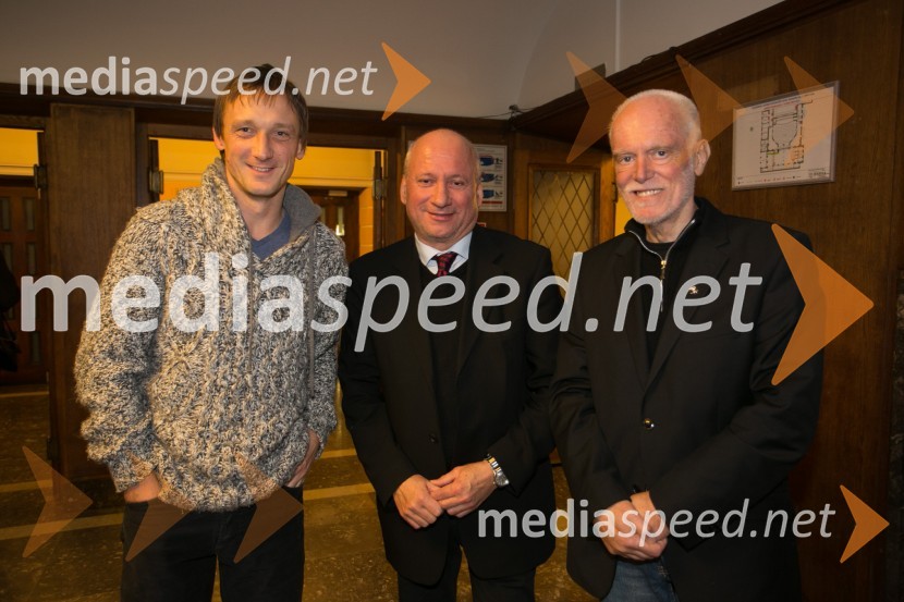  Marko  Mandić, igralec;  Janez Pipan, režiser;  Marko Gorjanc, nekdanji ravnatelj/pomočnik ravnatelja SNG Drama LjubljanaVorkšop na Moljera, premiera SLG Celje