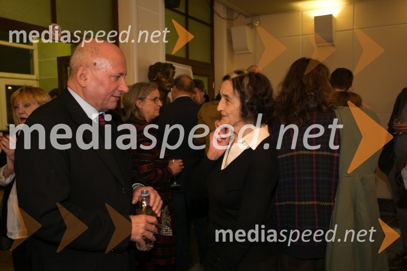  Janez Pipan, režiser;  Ivanka Mežan, igralkaVorkšop na Moljera, premiera SLG Celje